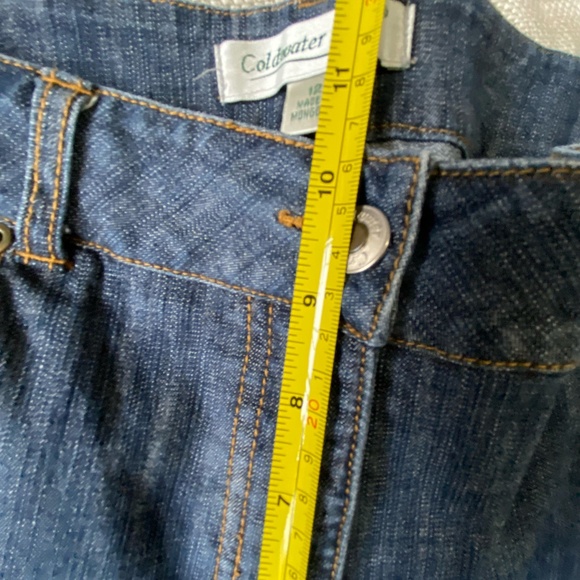 Coldwater Creek Womens Denim Cuffed Casual Vacation Capris-Sz-12 - Picture 13 of 16